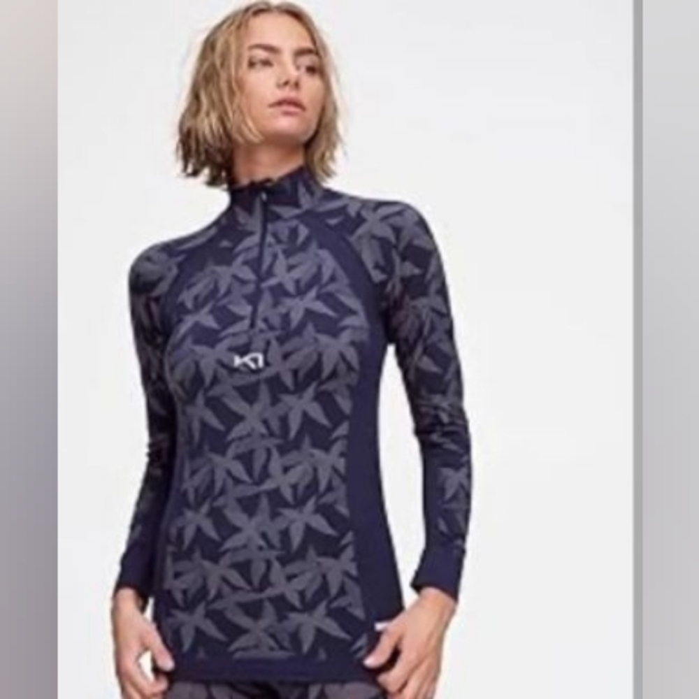 KARI TRAA Butterfly Long Sleeve Women's size XS